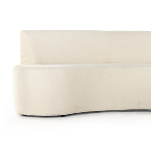 Sanda Dining Banquette In Kerbey Ivory