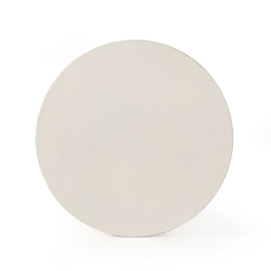 Basil Outdoor Drink Table In Matte White