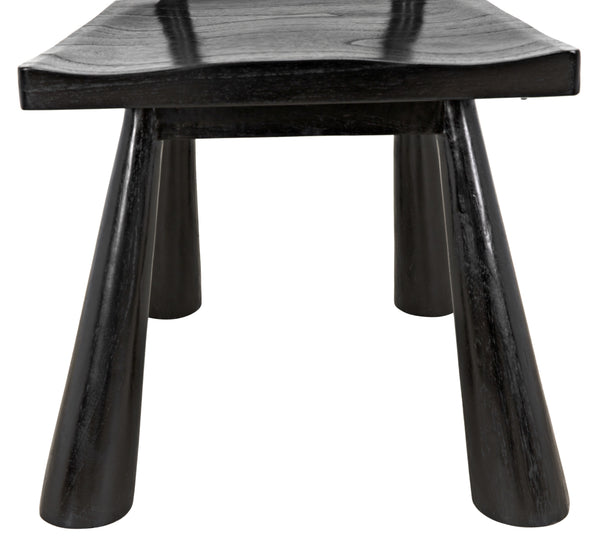 Gilbert Sungkai/Mindi Chair in Charcoal Black