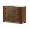 Tiago Marble Chest In Toasted Oak