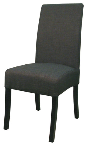 Valencia Fabric Chair In Charcoal