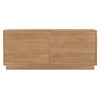 Hudson 6-Drawer Dresser in Natural Wood