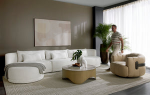 LAKEN SOFA CHAISE - LAF - COPENHAGEN WHITE