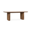 Classic Home Vander Solid Wood Dining Table in Oak