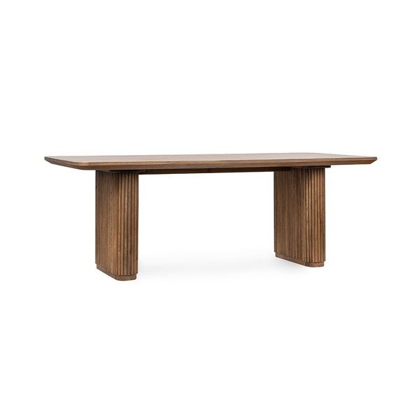 Classic Home Vander Solid Wood Dining Table in Oak