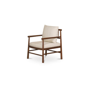 Moe's Mayne Accent Chair with Cream Cushions