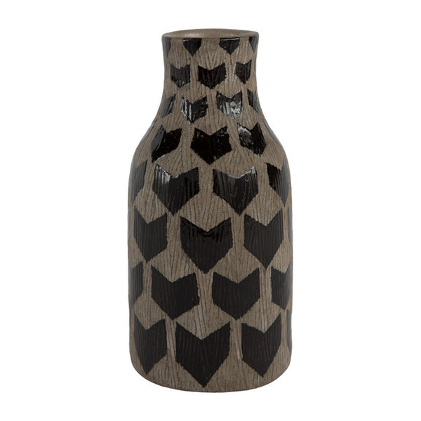 Graphic Ceramic Bottle Vases