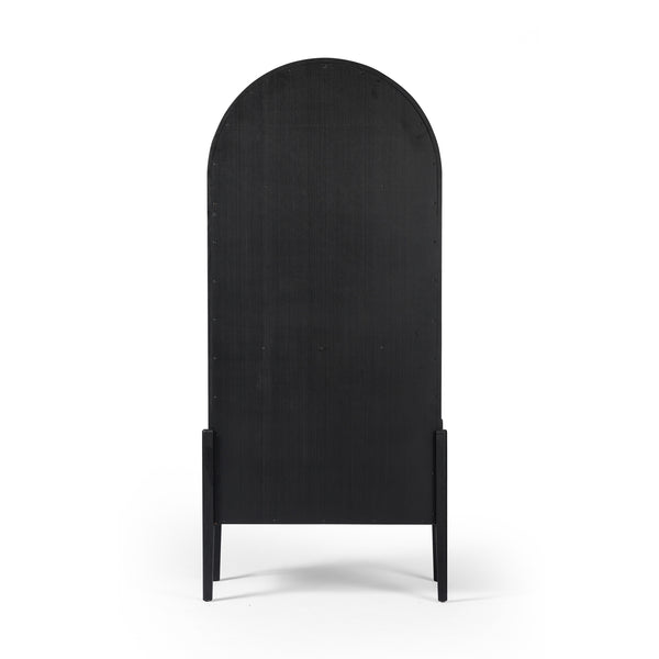 Tolle Panel Door Cabinet In Drifted Mat Blk