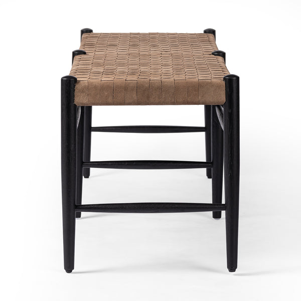 Wyatt Bench In Drifted Matte Black