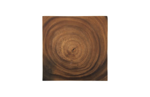 Inverted Pyramid Side Table, Natural