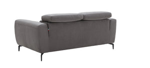 Divine Grey Fabric Love Seat