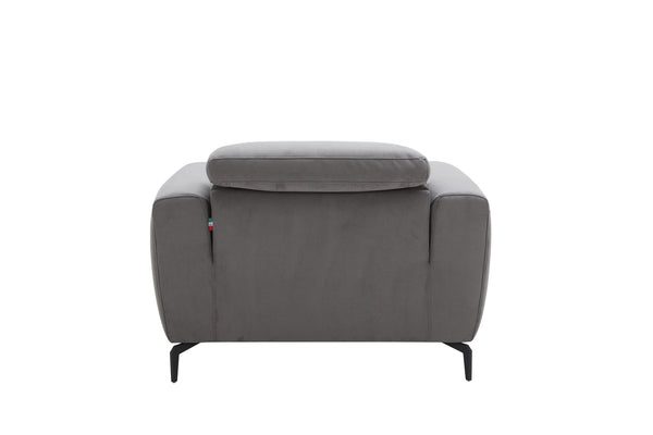 Divine Grey Fabric Chair