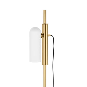 Odyssey 1 Floor Lamp In Burnished Brass
