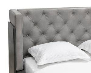 LAURA BED - QUEEN - BRAVO METAL / BRAVO PORTABELLA