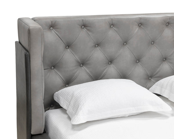 LAURA BED - QUEEN - BRAVO METAL / BRAVO PORTABELLA