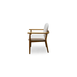 Moe's Norrie Dining Chair in Cream