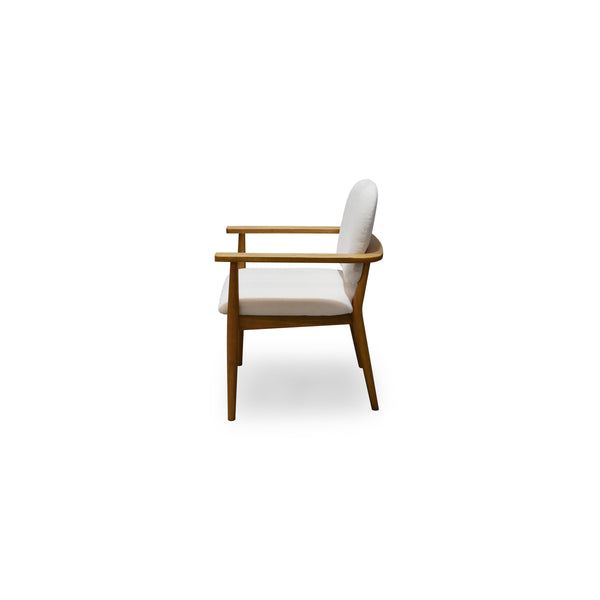Moe's Norrie Dining Chair in Cream