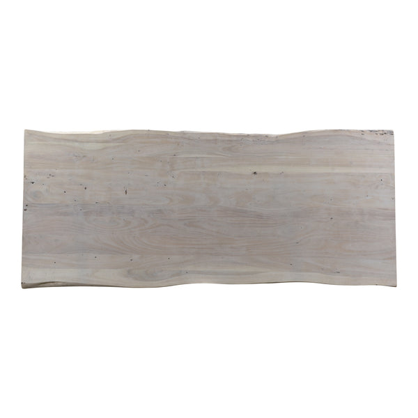 Evans Dining Table in White Acacia Wood
