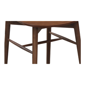 Moe's Marley Dining Chair Walnut Set of 2