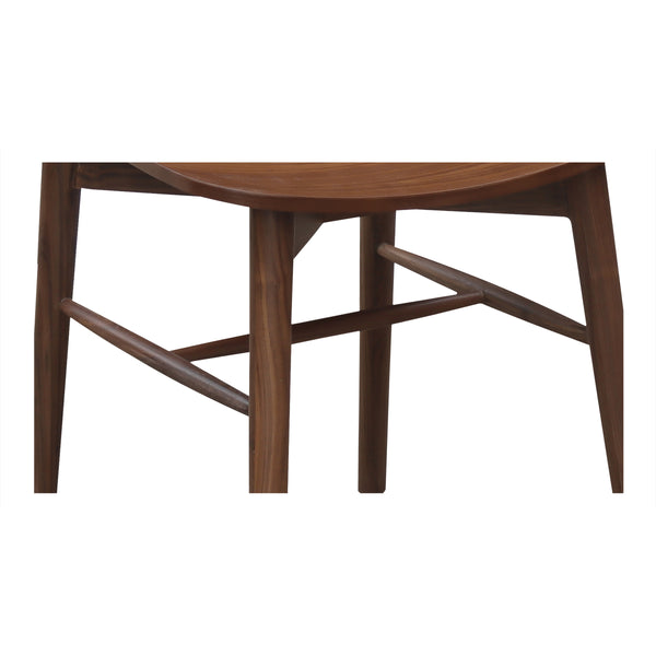 Moe's Marley Dining Chair Walnut Set of 2
