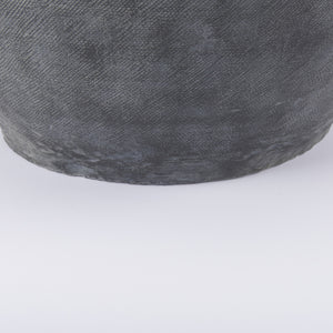 Zuma 27.2L x 20.5W x 31.9H Dark Gray Ceramic Floor Vase