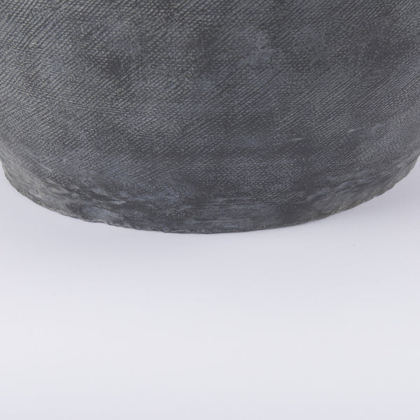 Zuma 27.2L x 20.5W x 31.9H Dark Gray Ceramic Floor Vase