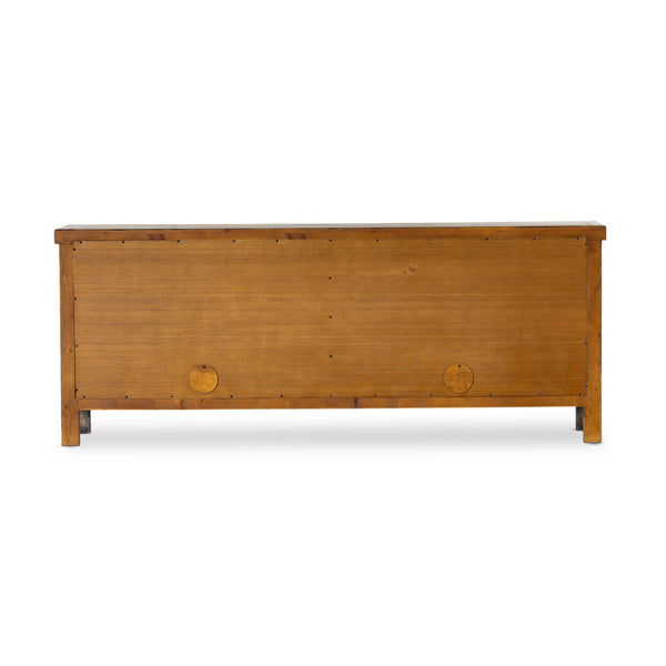 Hitchens Media Console In Worn Black