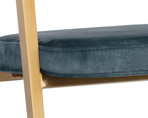 BURGOS DINING ARMCHAIR - NONO PETROL
