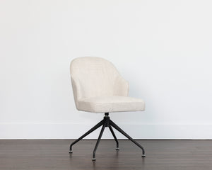 BRETTA SWIVEL DINING CHAIR - MOTO STUCCO