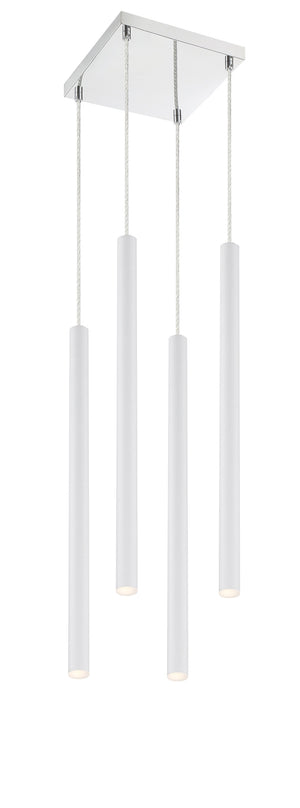 Forest 4 Light Island/Billiard in Chrome Finish