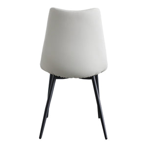 Moe's Alibi Dining Chair Set of 2 in Ivory
