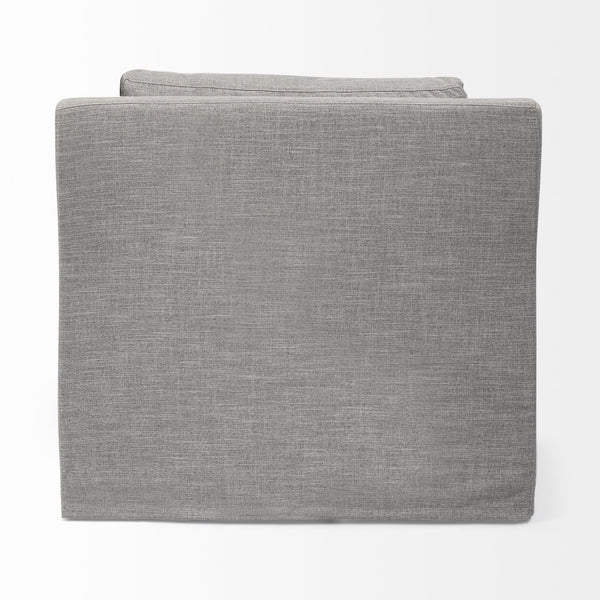 Denly III 38 X 38.25 X 34.5 Flint Gray Slipcover Upholstered Arm Chair