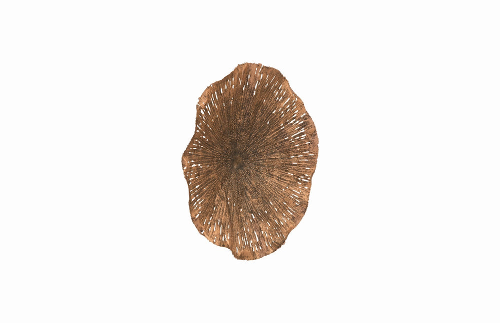 Lotus Wall Art, Copper/Black, Medium