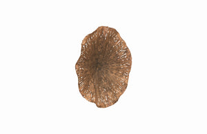 Lotus Wall Art, Copper/Black, Medium