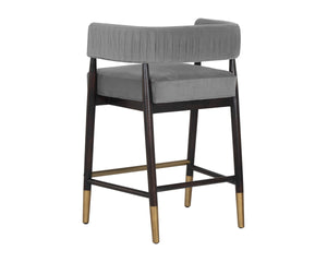 CALLEM COUNTER STOOL - ANTONIO CHARCOAL