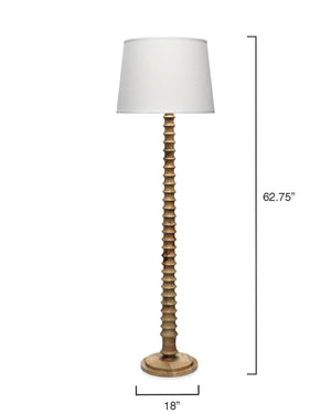 Revolution Wood Floor Lamp, Natural