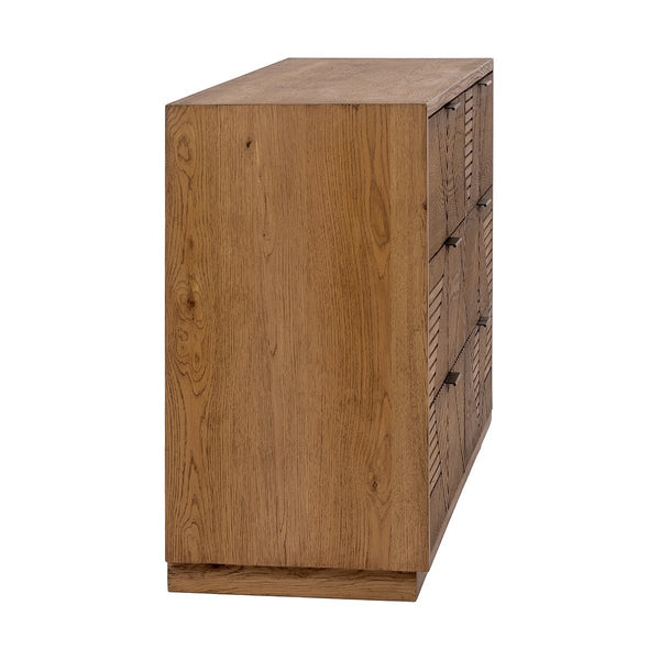 Santa Clara Solid Wood Dresser with Art Deco Carved Design