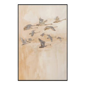 Moe's Unison Framed Painting with Geese Design