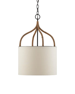 Dunning Pendant In Blacksmith & Natural