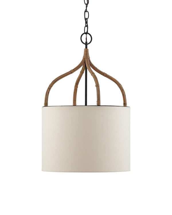 Dunning Pendant In Blacksmith & Natural
