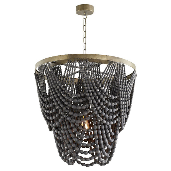 Large Hammock Pendant in Tinted Raw Iron