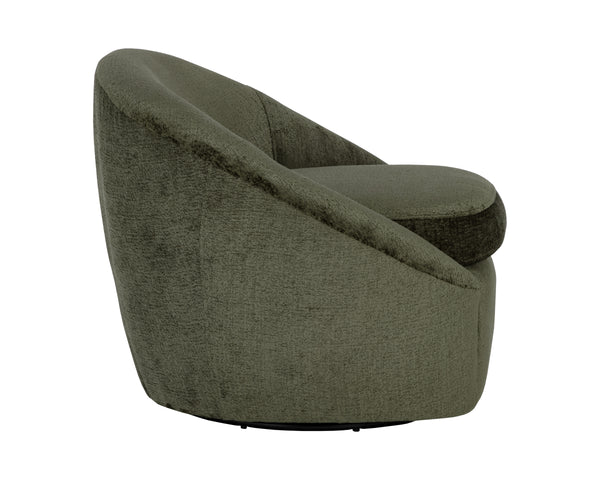 BLISS SWIVEL LOUNGE CHAIR - BERGEN OLIVE