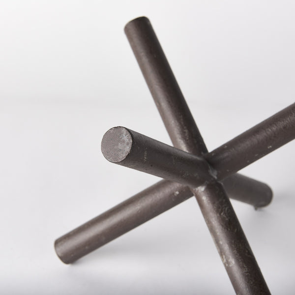 Astericks I (Large) 10L x 10W Brown Metal Decor Object