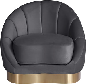 Jesse Chair In Grey Velvet