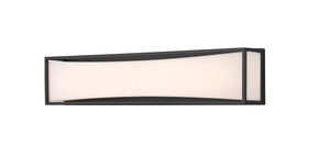 Baden 2 Light Vanity in Matte Black Finish