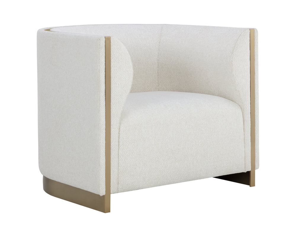 LARRON ARMCHAIR - RHEA LIGHT BARLEY