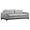ELLIS condo Sofa - Pewter fabric / WALNUT legs
