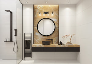 Joliet 4 Light Vanity in Matte Black Finish