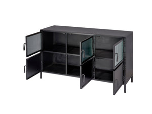  Vitrino 6 Door Iron Console