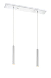 Forest 2 Light Island/Billiard in Chrome Finish